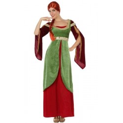 Disfraz de Dama Medieval para mujer