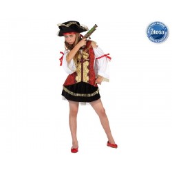 Disfraz de Capitan Pirata para niña