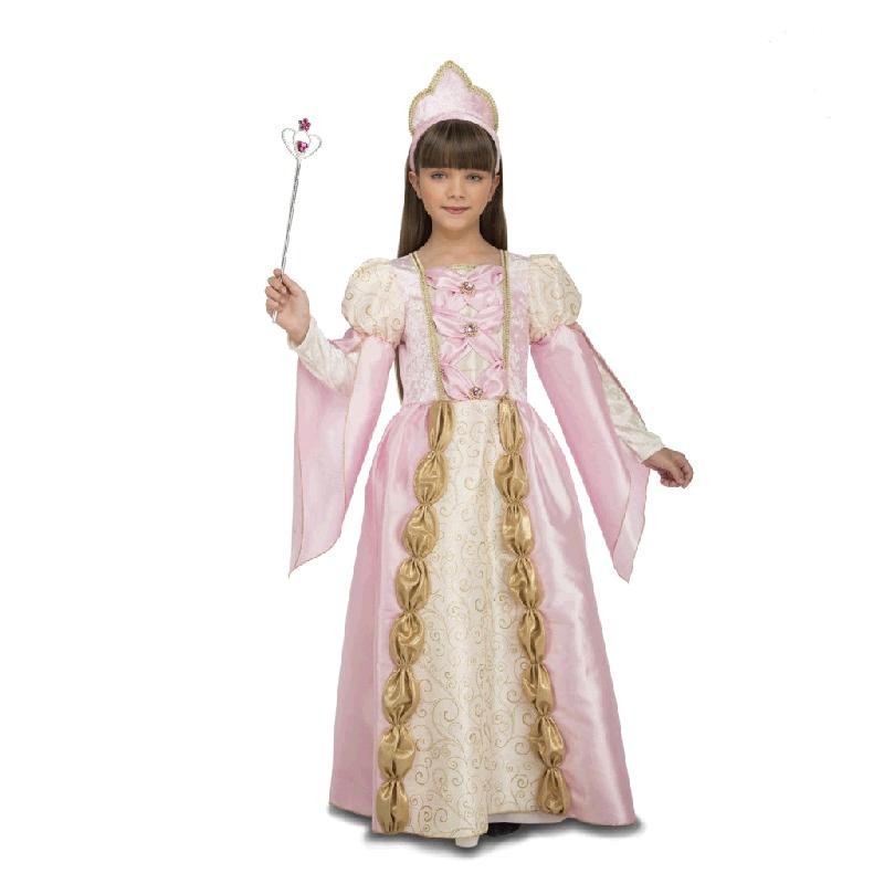 Disfraz de Princesa Reina Rosa para niña