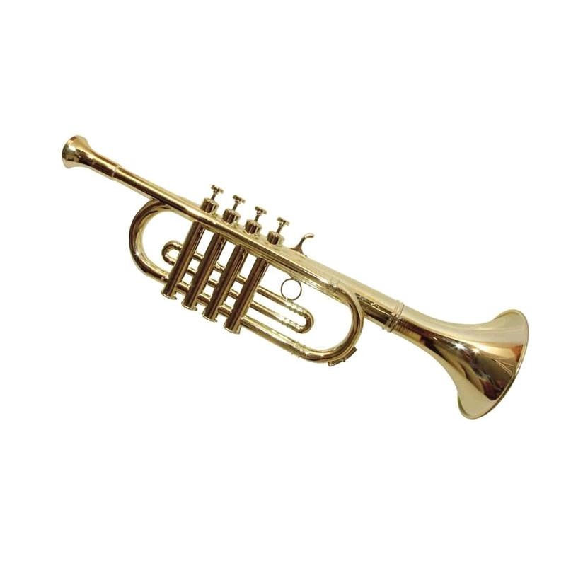 Trompeta 4 Notas Oro 41 cm.