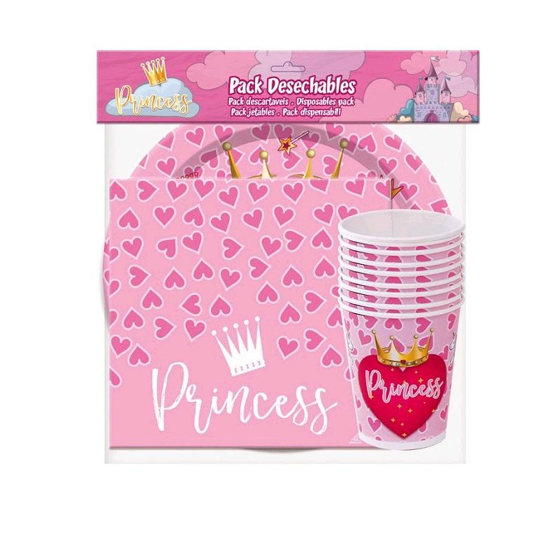 Pack Desechables de Princesas