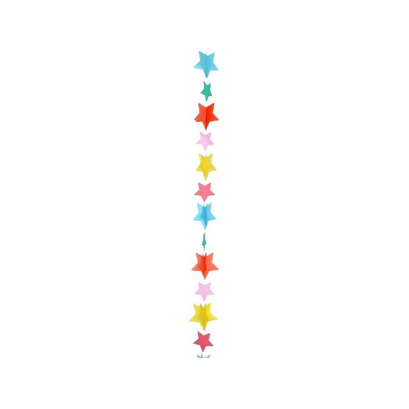 Guirnalda Estrellas Colores