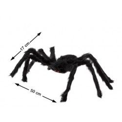 Araña Negra Peluda 17x50cm.