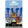 Medallas Trofeo 3 unidades