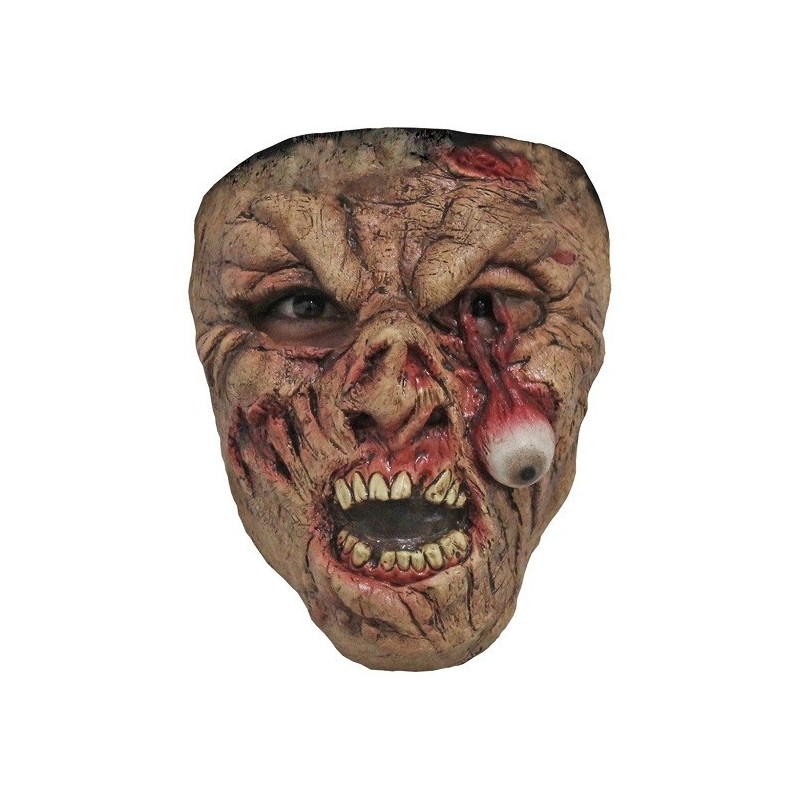Máscara de Zombie con Ojo Colgando