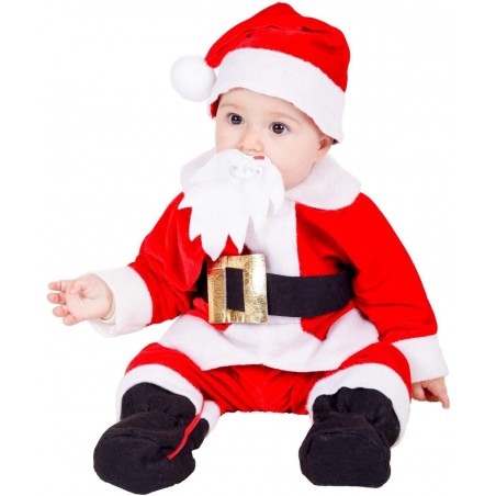 Disfraz de Papa Noel bebé 10 meses