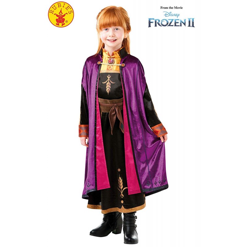 Disfraz de Anna Travel Frozen2 Deluxe para niña