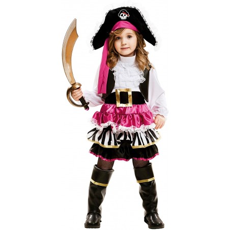 Disfraz de Pirata Lujo para niña