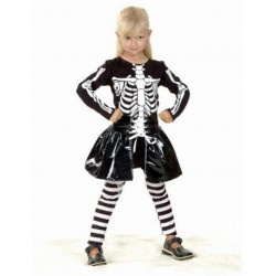 Disfraz de Esqueleta Falda para niñas