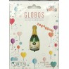 Globo Botella de Champan 104x49 cm.