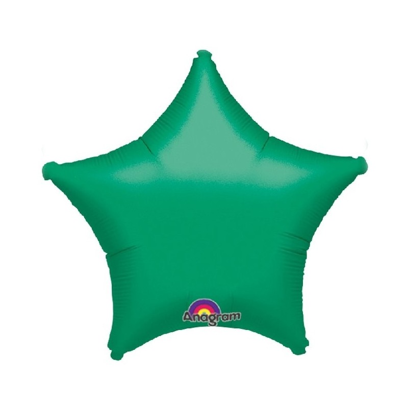 Globo Estrella Verde 45 cm. 18"