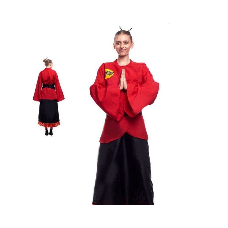 Disfraz de China Roja para mujer