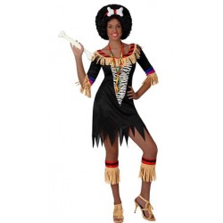 Disfraz de Zulú para mujer