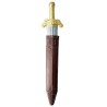 Espada Romana 50 cm con Funda - Accesorio Guerrero Romano
