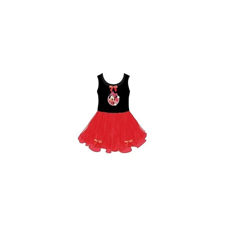 Disfraz de Minnie Rojo con Vestido de Tirantes para niña
