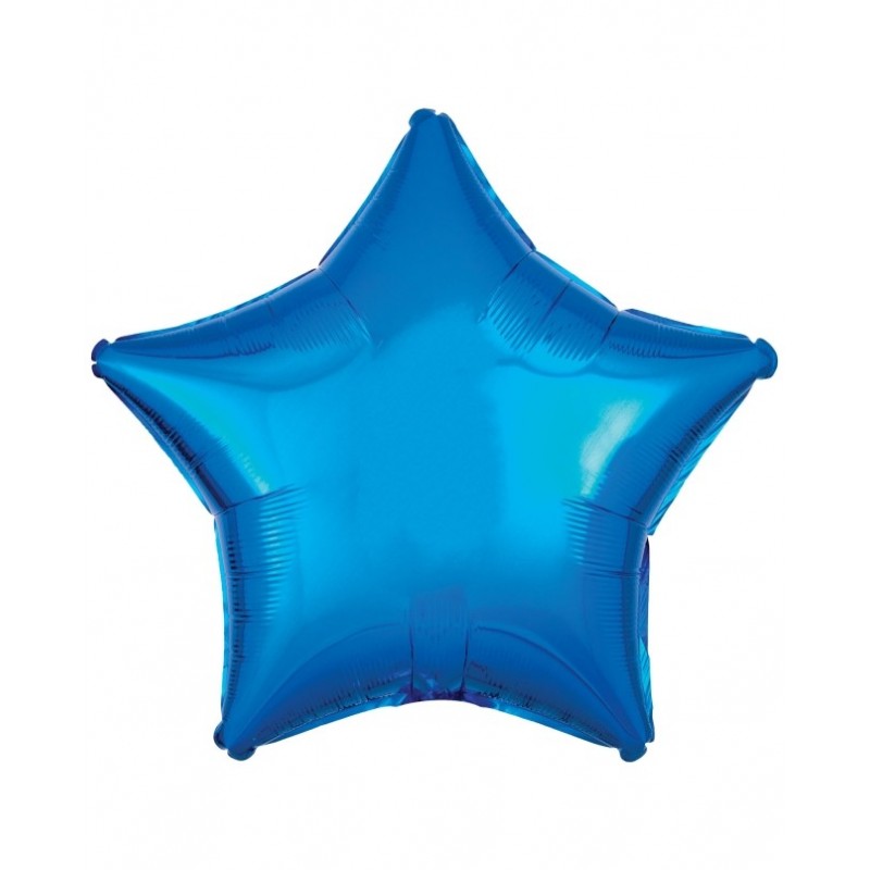 Globo Estrella Azul 48 cm.