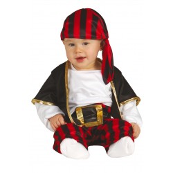 Disfraz de Pirata Bebé con Accesorios - Aventura en Alta Mar para 12-24 Meses