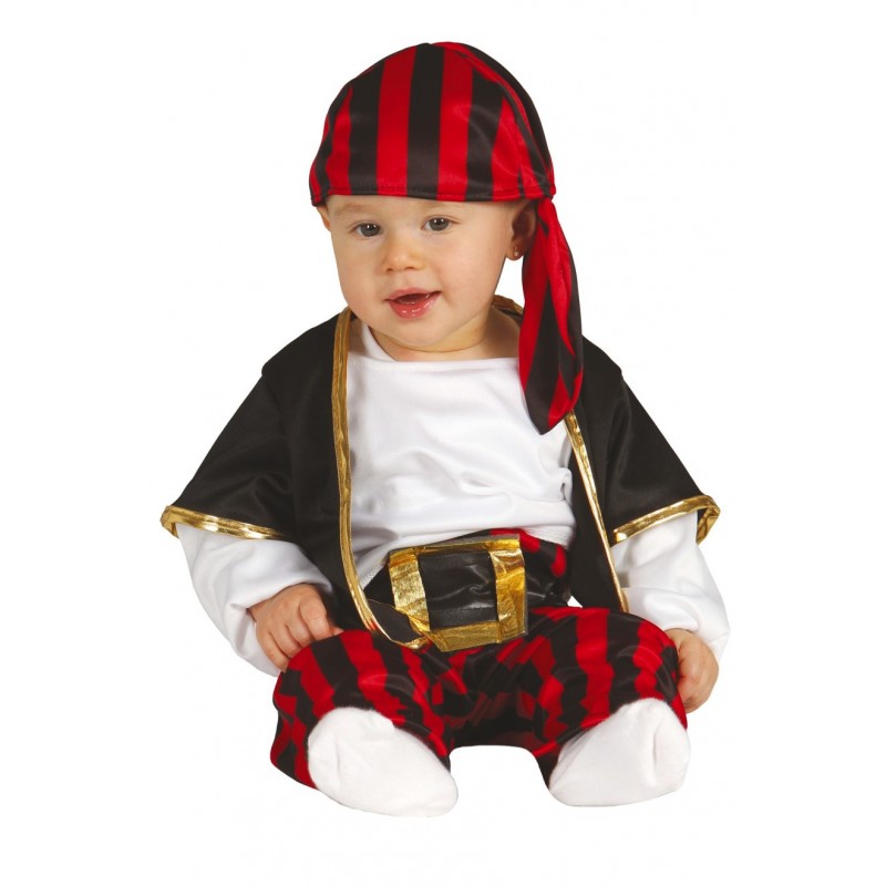 Disfraz de Pirata Bebé con Accesorios - Aventura en Alta Mar para 12-24 Meses