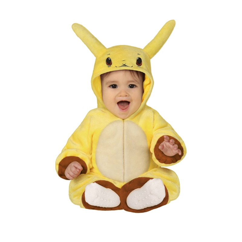 Disfraz de Muñeco Amarillo Eléctrico Bebé
