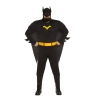 Disfraz Blackman para Adultos - Traje de Superhéroe con Capa y Máscara
