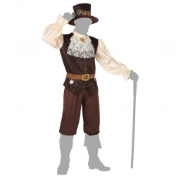 Disfraz Steampunk Hombre Adulto - Atuendo Victoriano para Carnaval