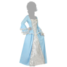 Disfraz de Cortesana Azul Adulta - Elegancia Histórica para Carnaval