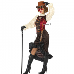 Disfraz Steampunk Mujer Adulto - Elegancia Distópica para Carnaval