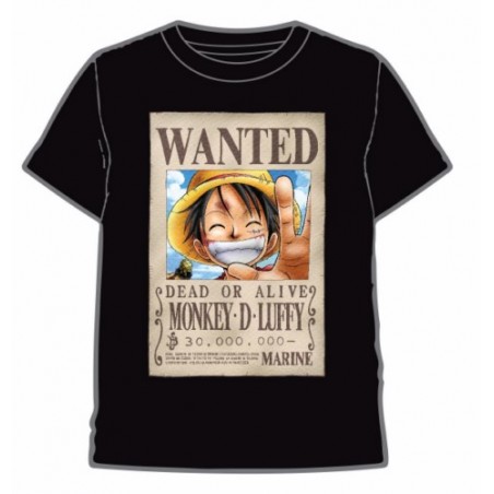 CAMISETA ONE PIECE WANTED L