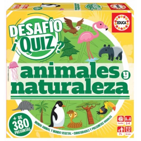 JUEGO DIDACTICO QUIZ PREGUNTA ANIMALES / NATURALEZA
