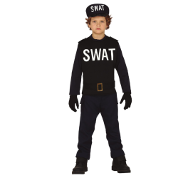 Comprar Disfraz de Halloween del equipo SWAT para niños, mono del