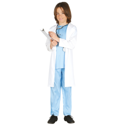 Disfraz de Médico Infantil con Bata y Pantalón - Aprendizaje y Diversión para 3-12 Años