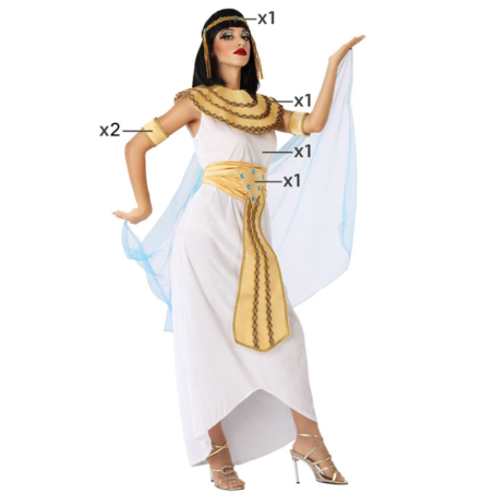 Disfraz de Reina del Nilo para Mujer Adulto - Elegancia de la Antigua Faraona para Carnaval