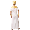 Disfraz de Faraón Egipcio Blanco para Hombre - Atuendo Real para Carnaval