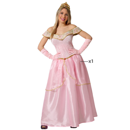 Disfraz Princesa Rosa Mujer Adulto - Elegancia Real para Carnaval