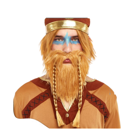 Barba con Trenzas Vikingo