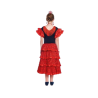 Vestido Sevillana Rojo Infantil para Niña