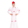 Vestido Chulapa Blanco con Pañuelo Infantil