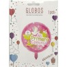 Globo Foil Mi Primera Comunión Rosa para Celebraciones