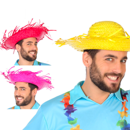 Sombrero de Paja colores...