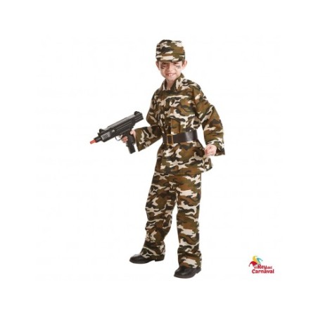 Disfraz Infantil Militar 6-7 Años