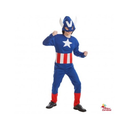 Disfraz Heroe Americano 6-7 Años