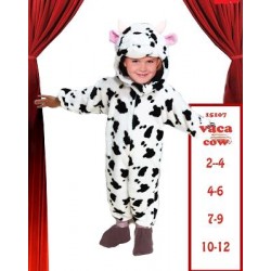 Disfraz de Vaca Peluche para niños