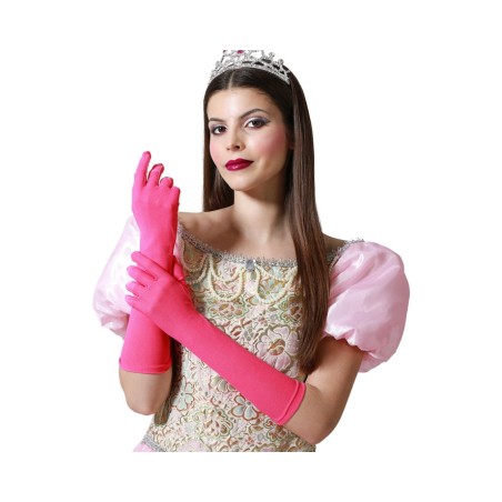 GUANTES CARNAVAL FUCSIA MUJER ADULTO