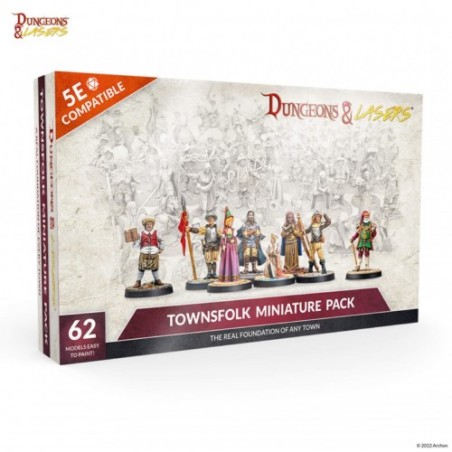 DUNGEON & LASERS: TOWNSFOLK MINIATURE PACK