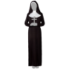 Disfraz de Monja Negro para Mujer Adulto