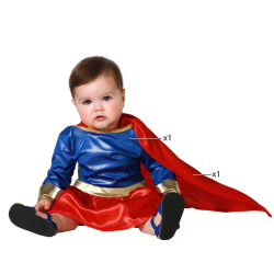 Disfraz Súper Héroe de Cómic para Niña Bebé