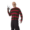Disfraz Kit Freddy Krueger - Camiseta, Máscara, Guante