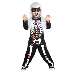 Disfraz de Esqueleto Candy Infantil