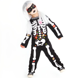 Disfraz de Esqueleto Candy Infantil