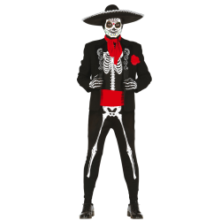 Disfraz de Esqueleto Mexicano Adulto